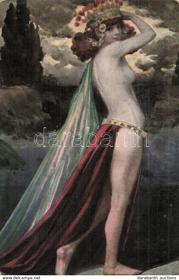 * T2 Zauberin Circe / Magician Circe. Russian Art Postcard. T.S.N. R.M. No. 153. S: S. Solomko - Non Classificati