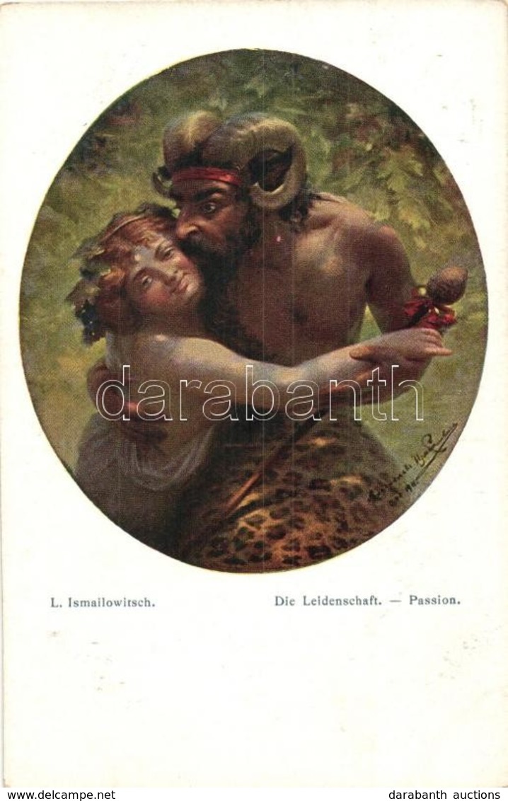 ** T2 Die Leidenschaft / Passion, Satyr. T. S. N. R. M. No. 159. S: L. Ismailowitsch - Non Classificati