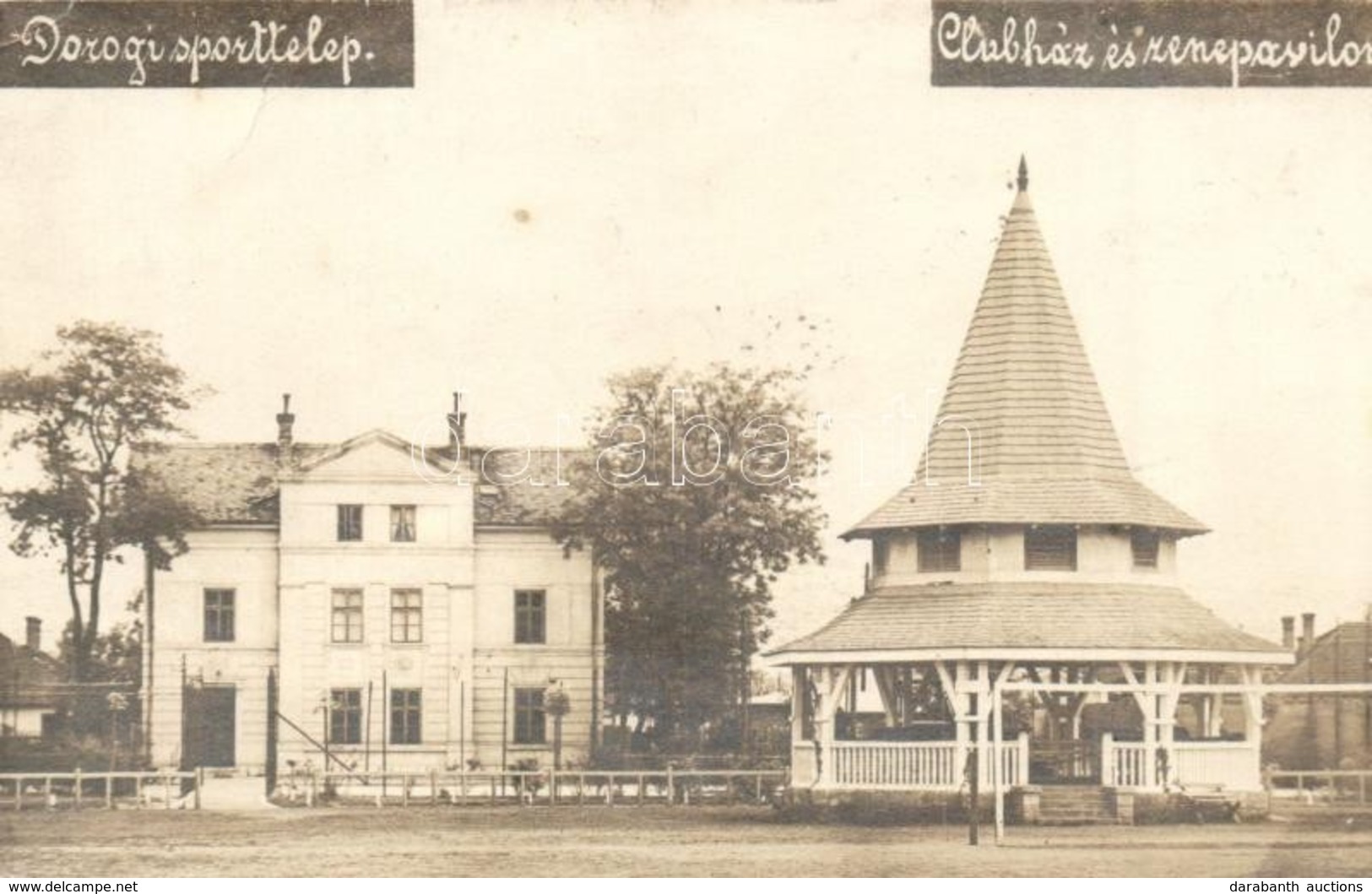 T2/T3 1932 Dorog, Sporttelep, Clubház és Zenepavilon / Hungarian Sport Complex. Photo - Sin Clasificación