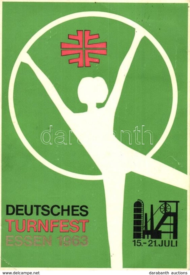 T2/T3 1963 Deutsches Turnfest Essen / German Gymnastics Festival (EK) - Sin Clasificación