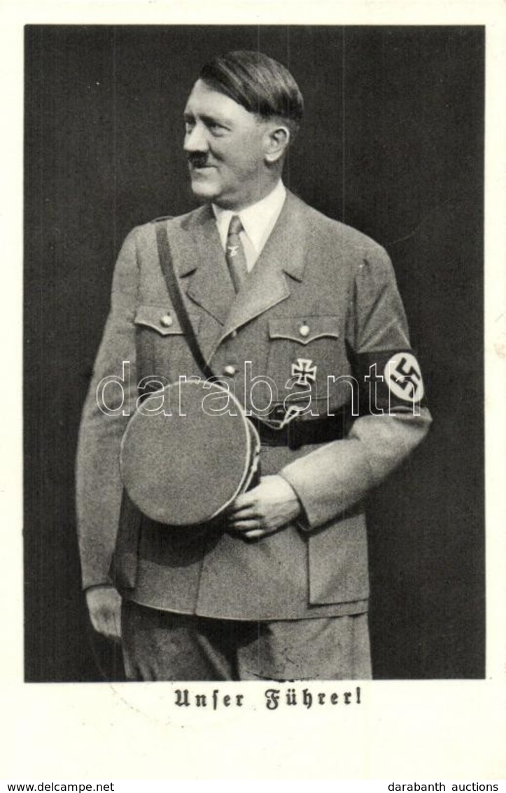 * T2 Unser Führer! Adolf Hitler. NSDAP German Nazi Party Propaganda + 1938 Deutschlandreise Reichsverweser V. Horthy Ber - Non Classificati