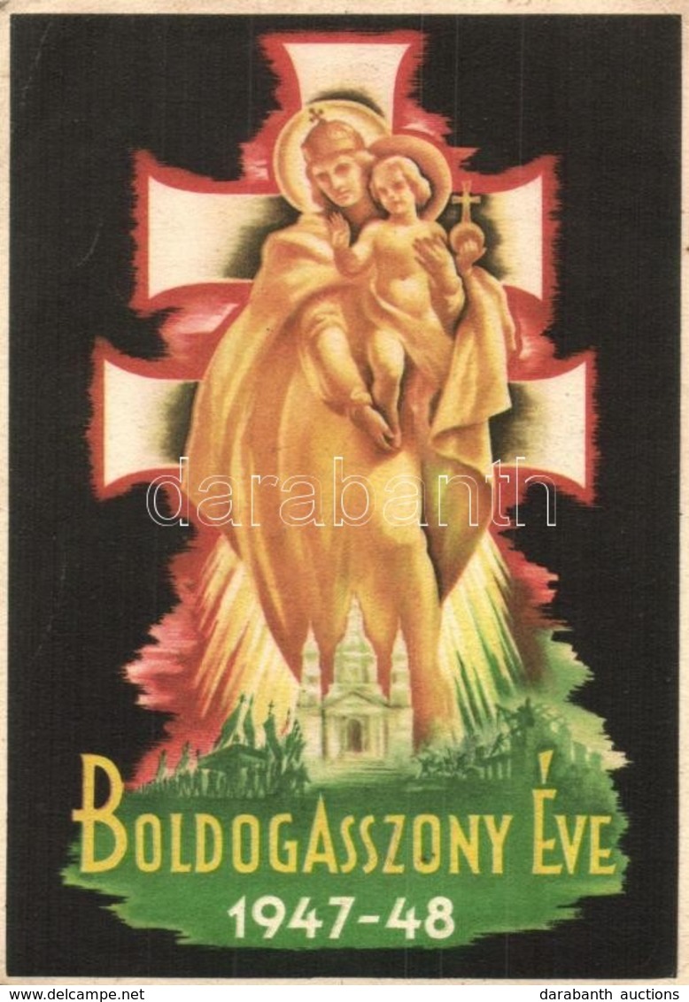 T2/T3 1947-48 Boldogasszony Éve; Actio Catholica / The Year Of Blessed Virgin Mary (EK) - Unclassified