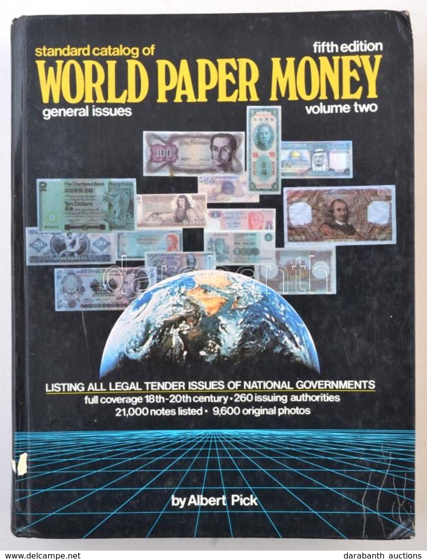 Standard Catalog Of World Paper Money. Ötödik Kiadás, Második Kötet, 1986. Használt állapotban - Unclassified