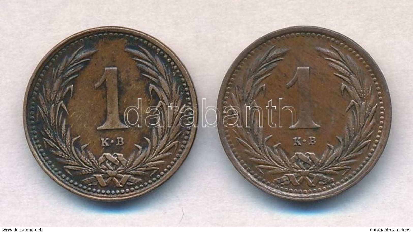 1894KB-1895KB 1f Br (2xklf) T:1,1- - Non Classificati