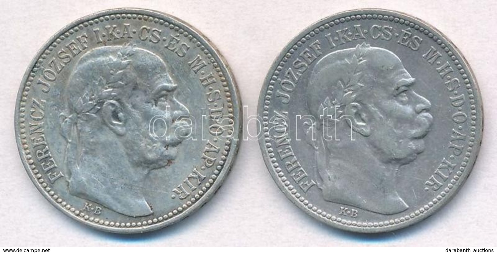 1914KB-1915KB 1K Ag 'Ferenc József' (2x) T:2 Patina
Adamo K5.1 - Unclassified