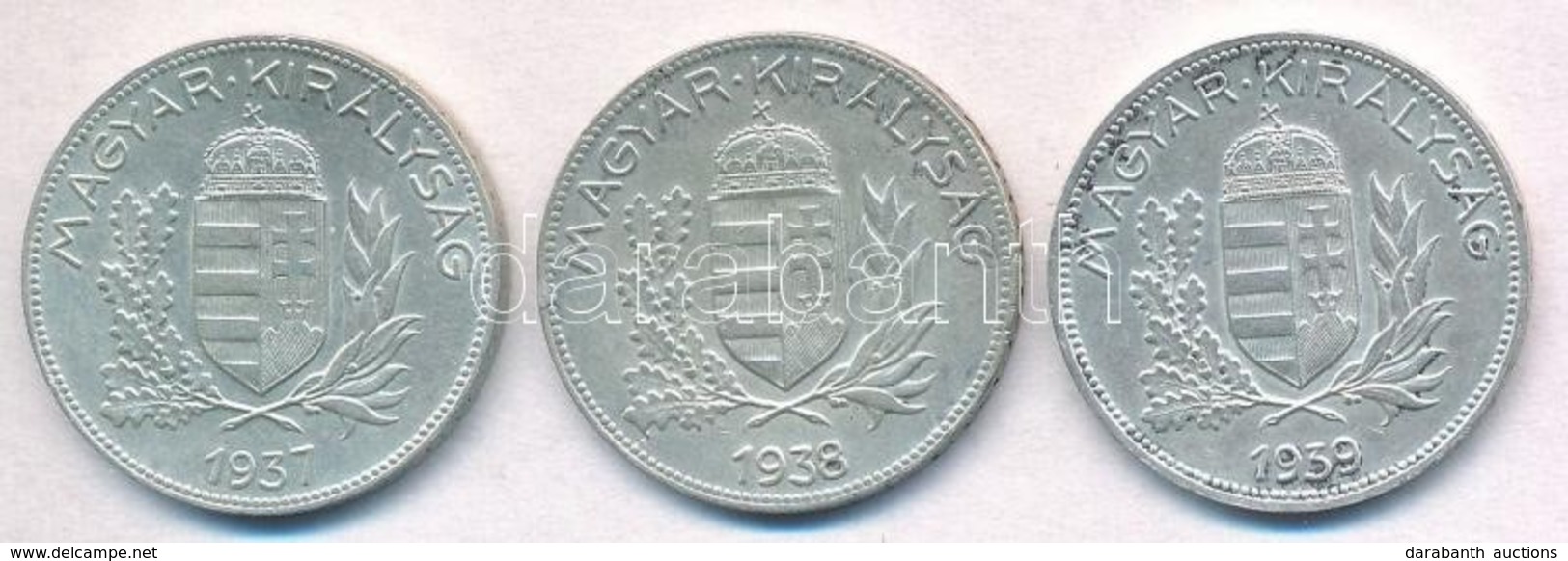 1937-1939. 1P Ag (3xklf) T:1-,2
Adamo P6 - Ohne Zuordnung