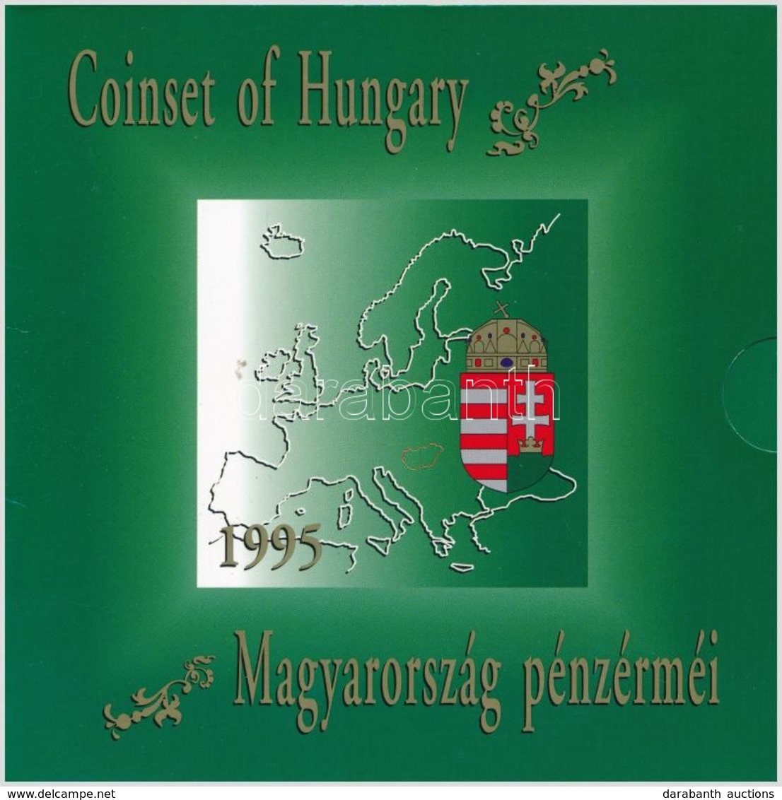 1995. 10f-200Ft (11xklf) Forgalmi Sor Dísztokban, Benne 200Ft Ag 'Deák', 'Magyarország Pénzérméi' Sorozat T:BU Adamo FO2 - Unclassified