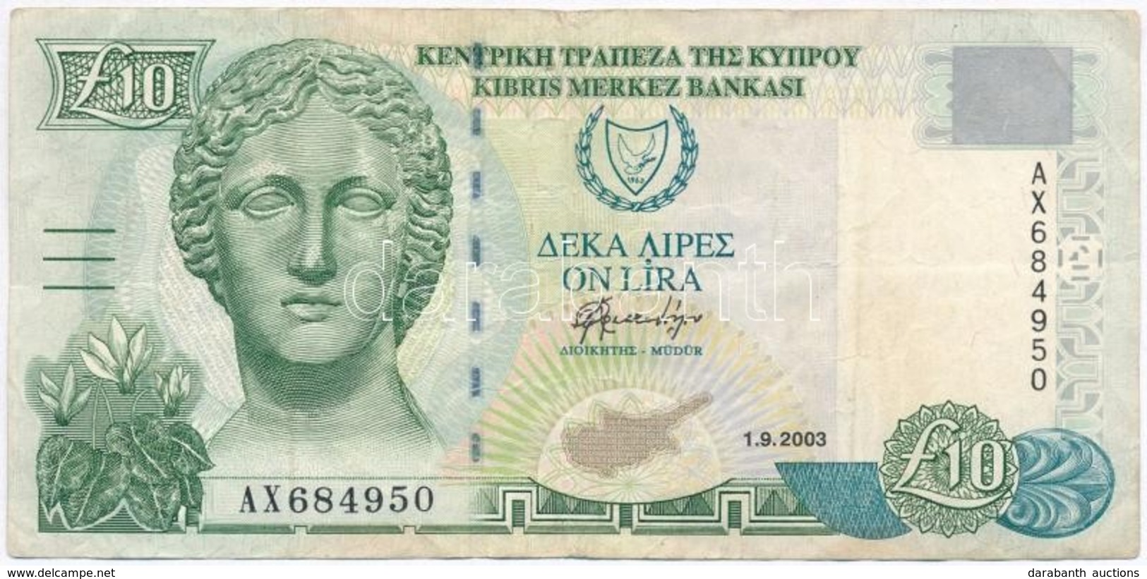 Ciprus 2003. 10Ł T:III,III-
Cyprus 2003. 10 Pounds C:F,VG
Krause 62d - Non Classificati