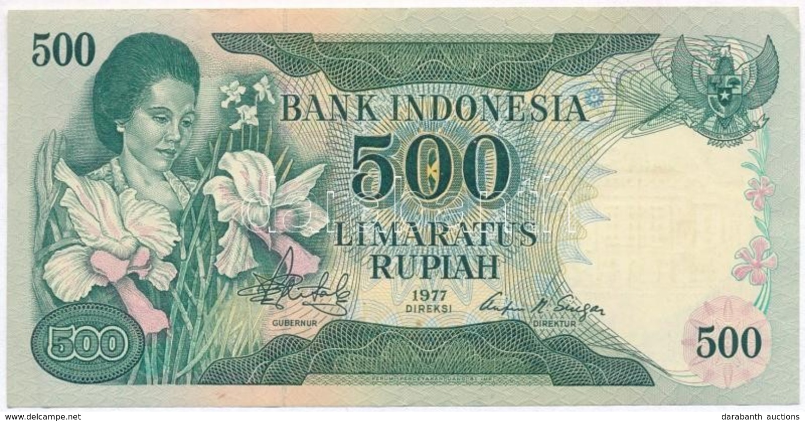 Indonézia 1977 500R T:III
Indonesia 1977 500 Rupiah C:F - Ohne Zuordnung