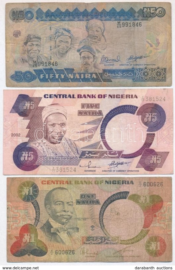 Vegyes 6db-os Nigériai és Biafrai Bankjegy Tétel, Különböző Darabokkal T:I-III
6pcs Of Various Nigerian And Biafran Bank - Unclassified