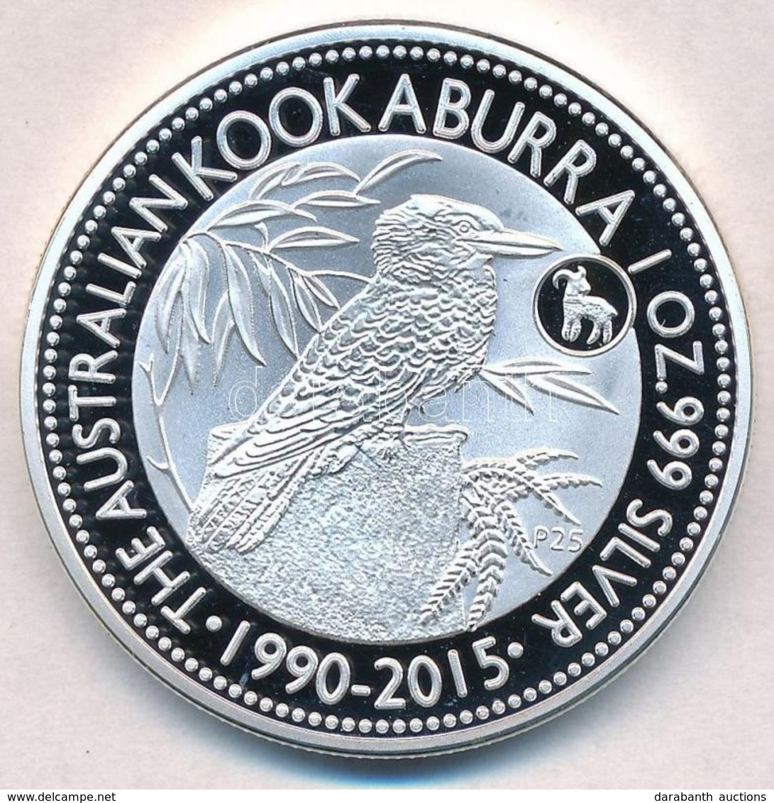 Ausztrália 2015. 1$ Ag 'Kookaburra' (1oz/0.999) T:BU 
Australia 2015. 1 Dollar Ag 'Kookaburra' (1oz/0.999) C:BU - Unclassified