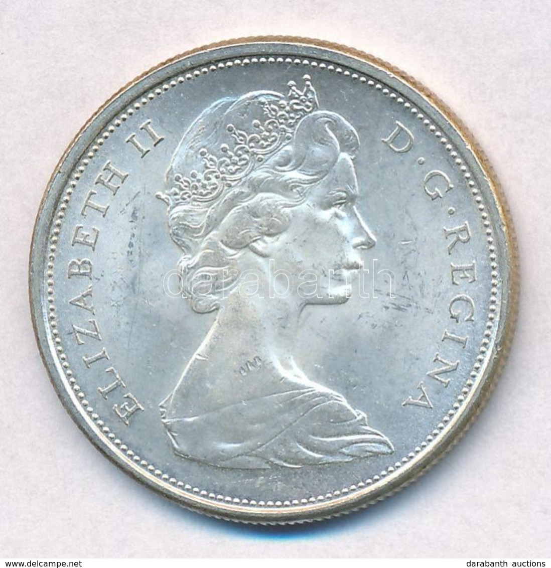 Kanada 1966. 50c Ag 'II. Erzsébet' T:1- Kis ü.
Canada 1966. 50 Cents Ag 'Elizabeth II' C:AU Small Ding - Unclassified