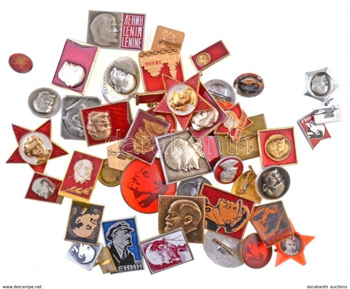 Szovjetunió DN Lenin-jelvény Tétel (42xklf) T:2
Soviet Union ND Lenin Badge Lot (42xdiff) C:XF - Unclassified