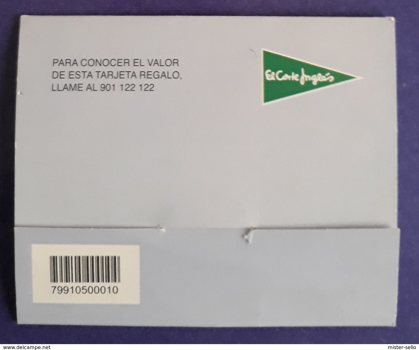 ESPAÑA TARJETA REGALO EL CORTE INGLÉS CON CARTERITA. - Tarjetas De Regalo