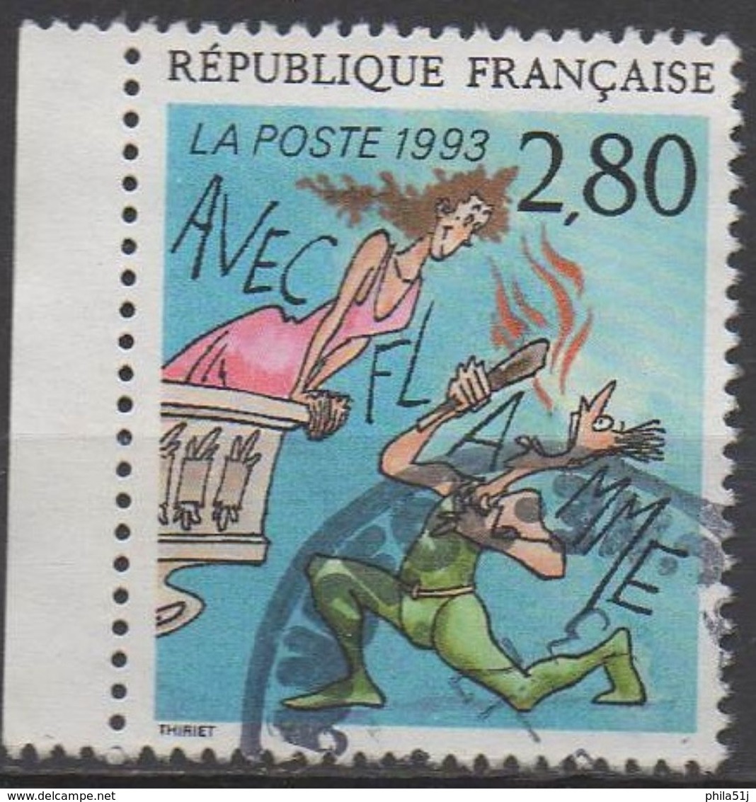 FRANCE 1993--- N°2840---OBL VOIR SCAN - Gebraucht