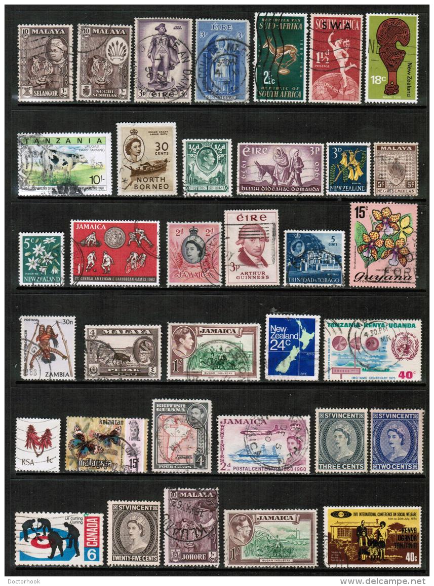 BRITISH COMMONWEALTH---Collection Of USED DL-503 - Collections (without Album)