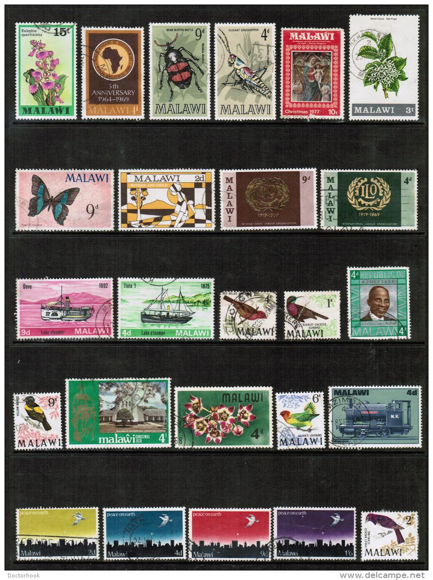 MALAWI---Collection Of USED DL-505 - Malawi (1964-...)