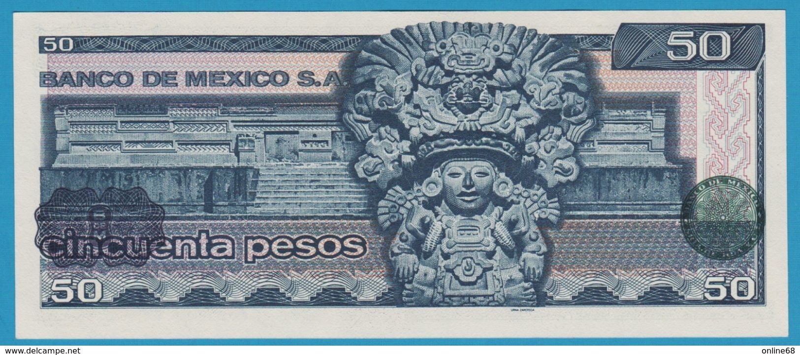 MEXICO 50 Pesos  JUAREZ	27.01.1981	Serie KK Z7559320  P# 73 - Mexique