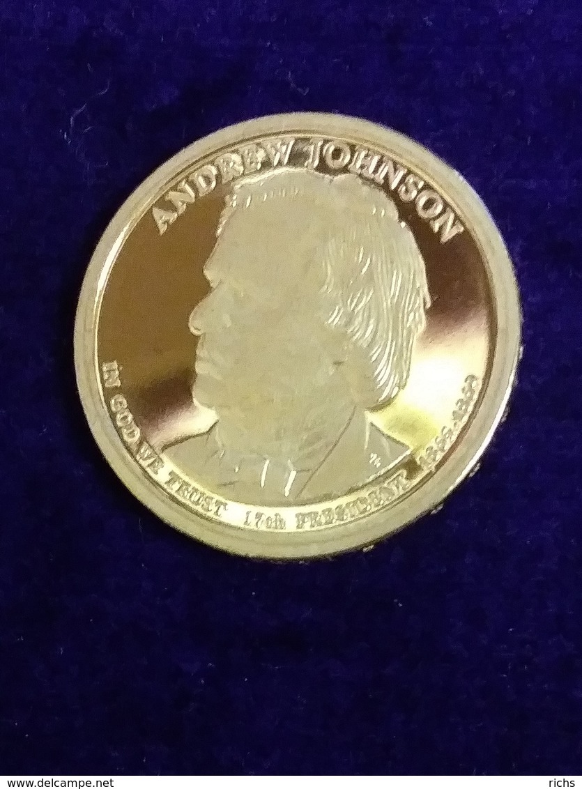 2011 Proof Andrew Johnson Presidential Dollar - 2007-…: Presidents