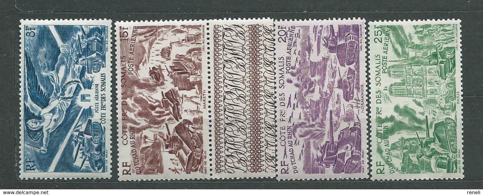 COTE FRANCAISE DES SOMALIS  PA    N°  13+16  **  TB  8 - Unused Stamps