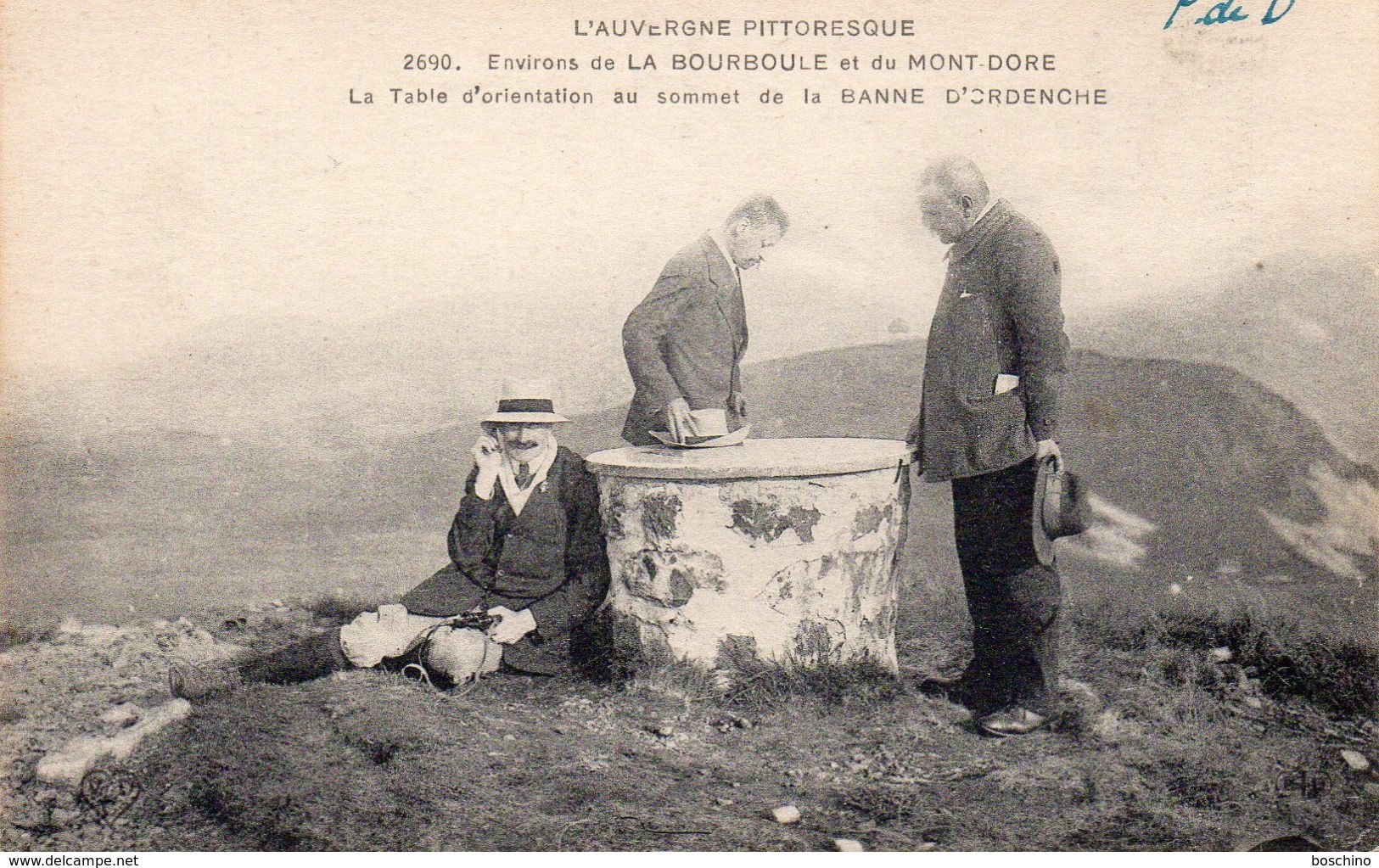 Environs De La Bourboule Et Du Mont Dore - La Table D' Orientation Au Sommet De La Banne D ' Ordenche (Ordanche) - La Bourboule