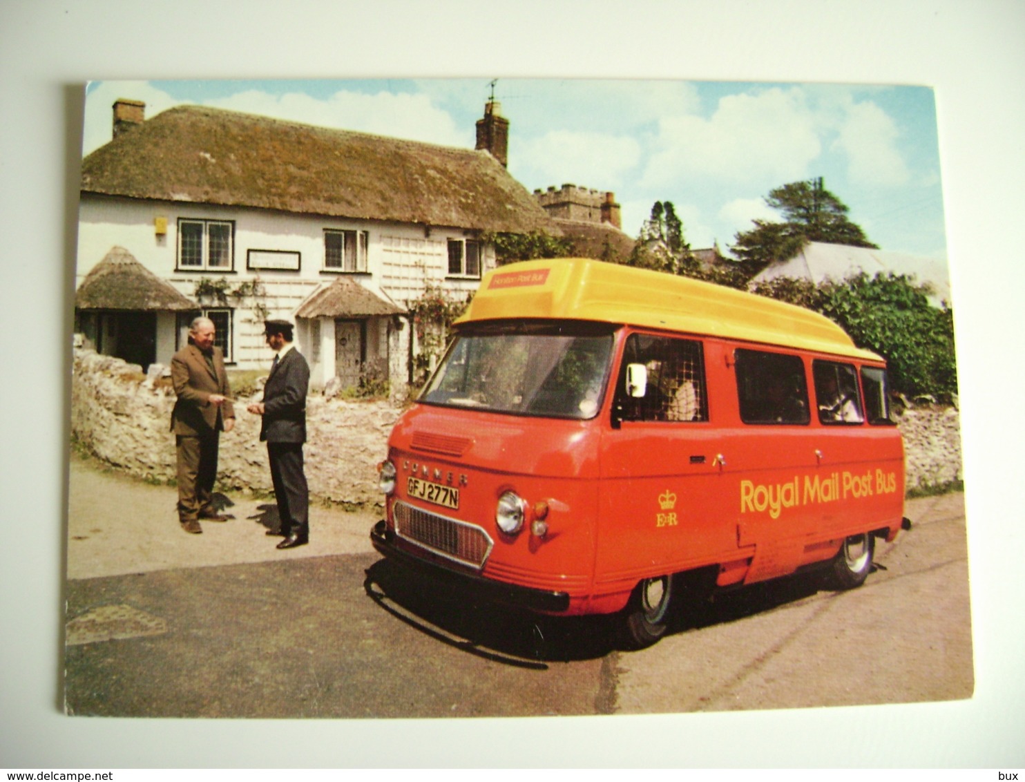 ROYAL MAIL: The Honiton Royal Mail Post Bus Shown Here At Dunkeswell Post Office. Introduced 1967  POSTE - Poste & Postini