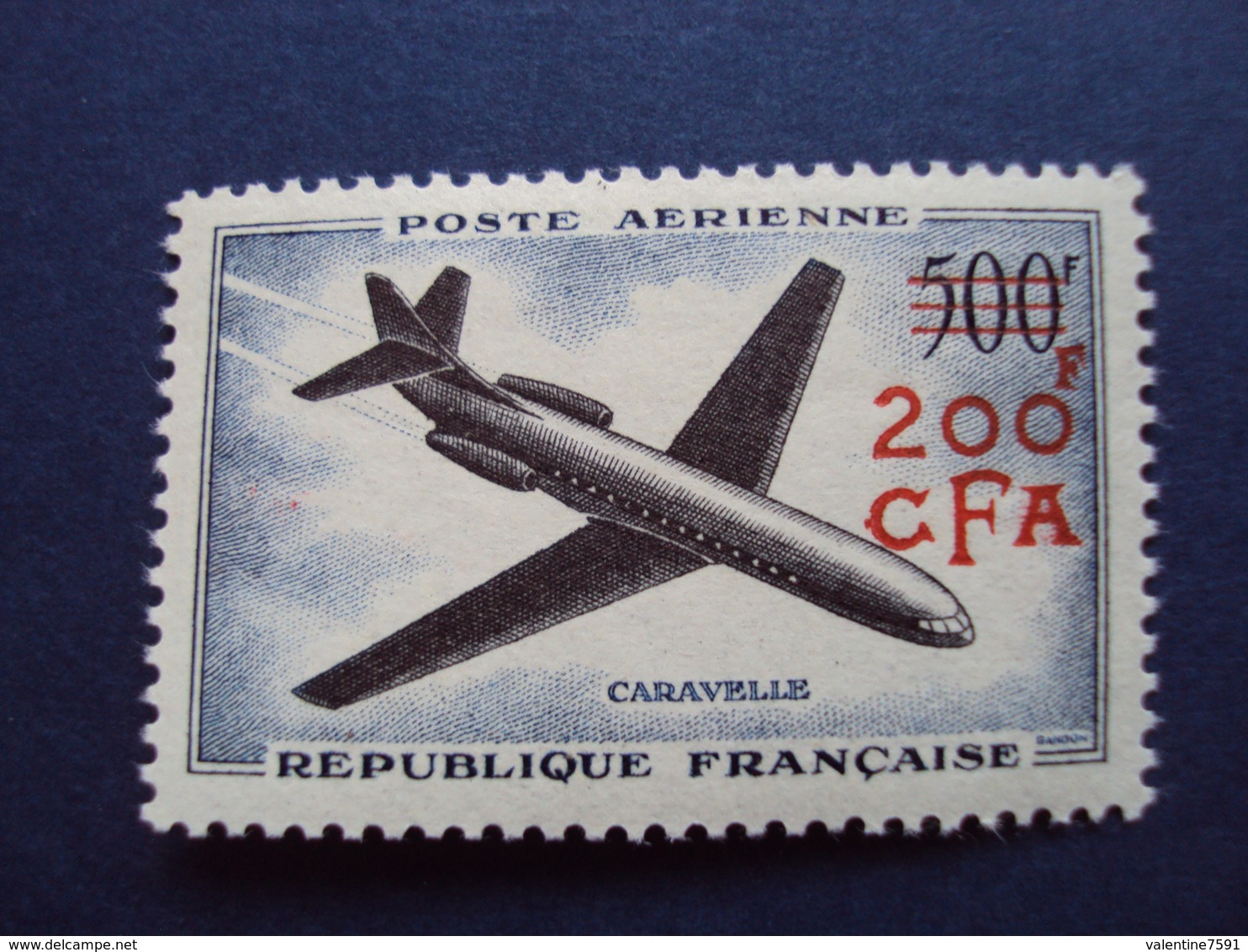 C.F.A. Réunion -PA. N°   -56 - Neuf, Charnière    - Côte   17   Net   5.50 - Luftpost