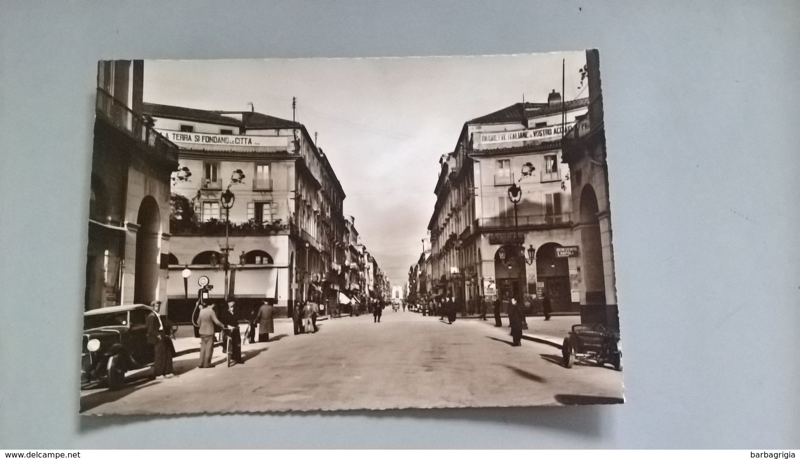 CARTOLINA CASERTA - PIAZZA MARGHERITA E CORSO UMBERTO - Caserta