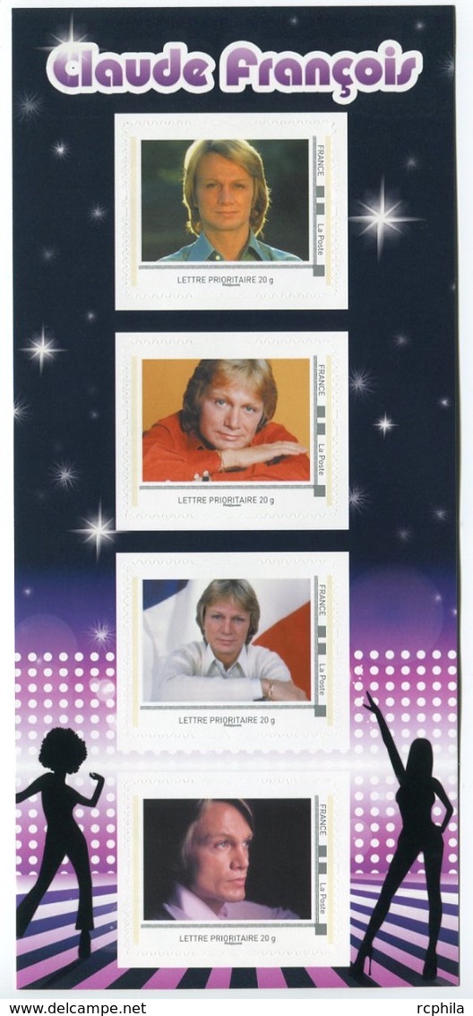 RC 7181 FRANCE COLLECTOR CLAUDE FRANÇOIS CHANSON MUSIQUE AUTOADHÉSIFS NEUF ** - Collectors