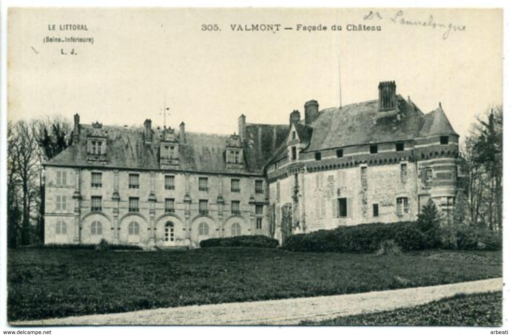 76 VALMONT ++ Façade Du Château ++ - Valmont