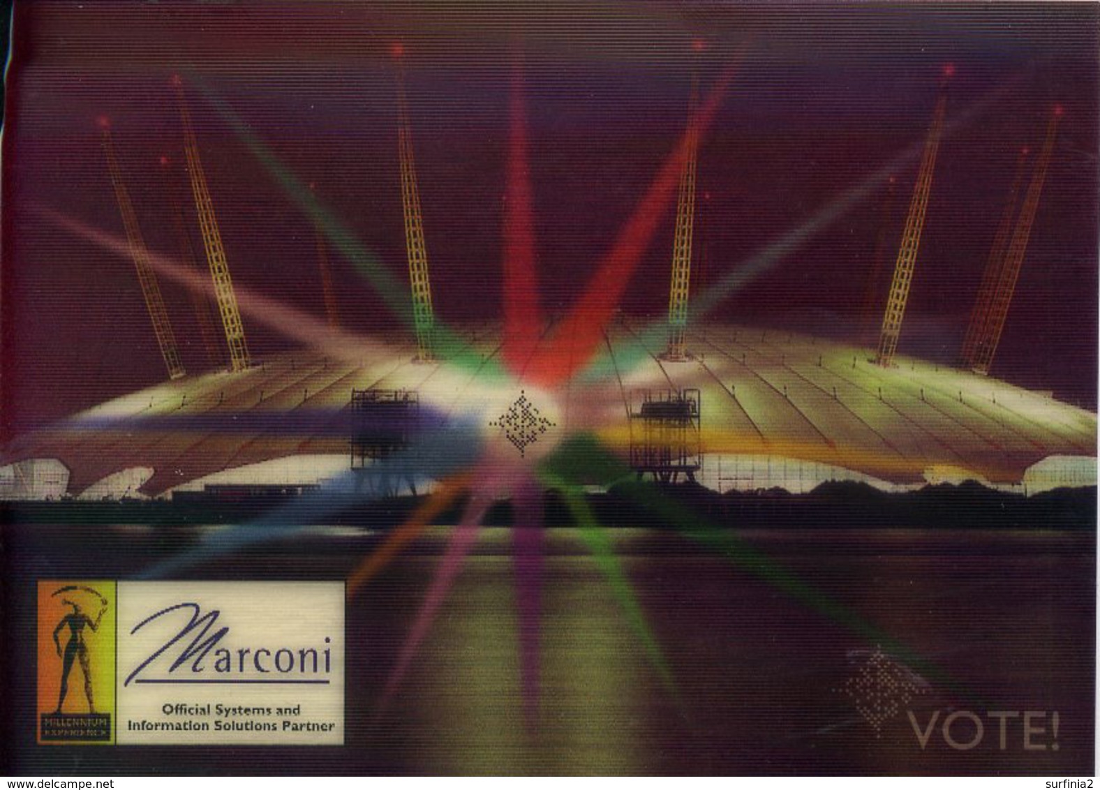 3D POSTCARD OF MILLENNIUM DOME  P65 - Other & Unclassified