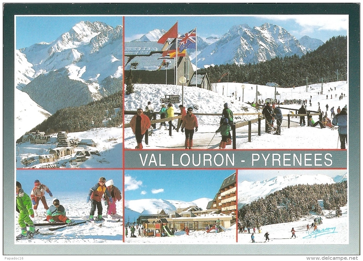 65 -  La Station De Ski De Val-Louron, Alt. 1300 M. Le Pic Hourgade, Alt. 2964 M - éd. J. Masson  [Bordères-Louron] - Borderes Louron