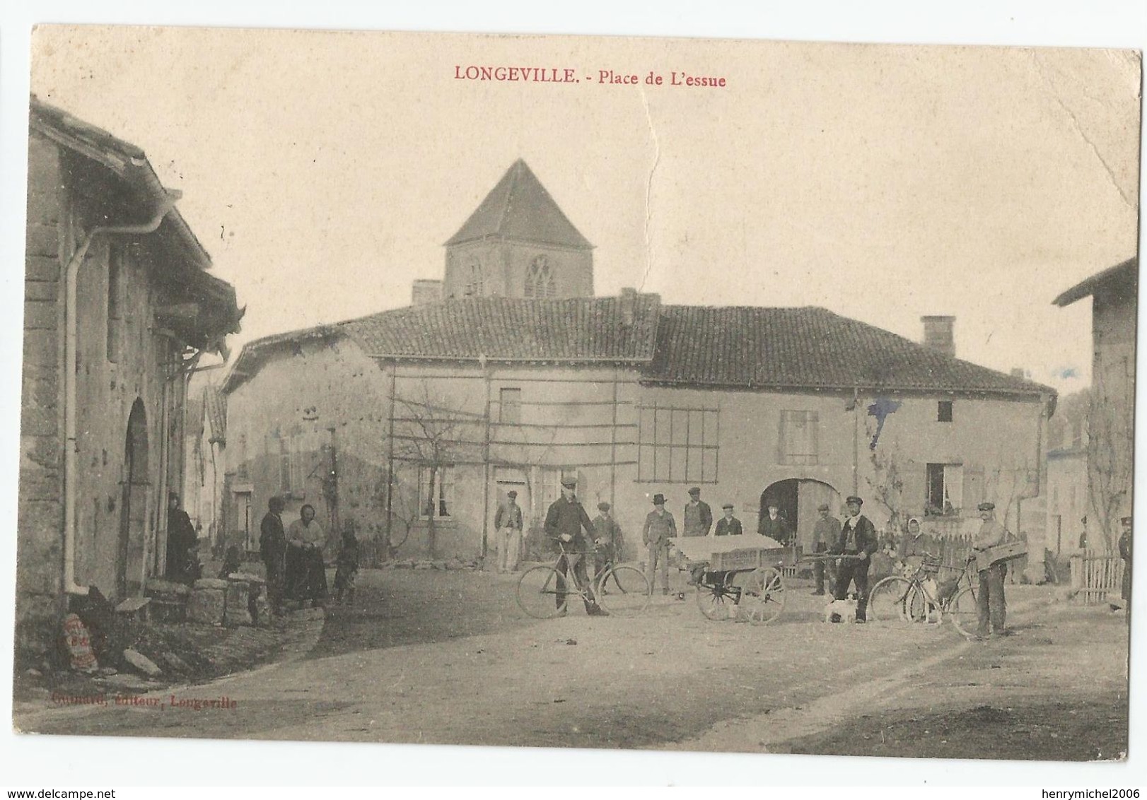 55 Meuse - Longeville Place De L'essue Animée - Sonstige & Ohne Zuordnung