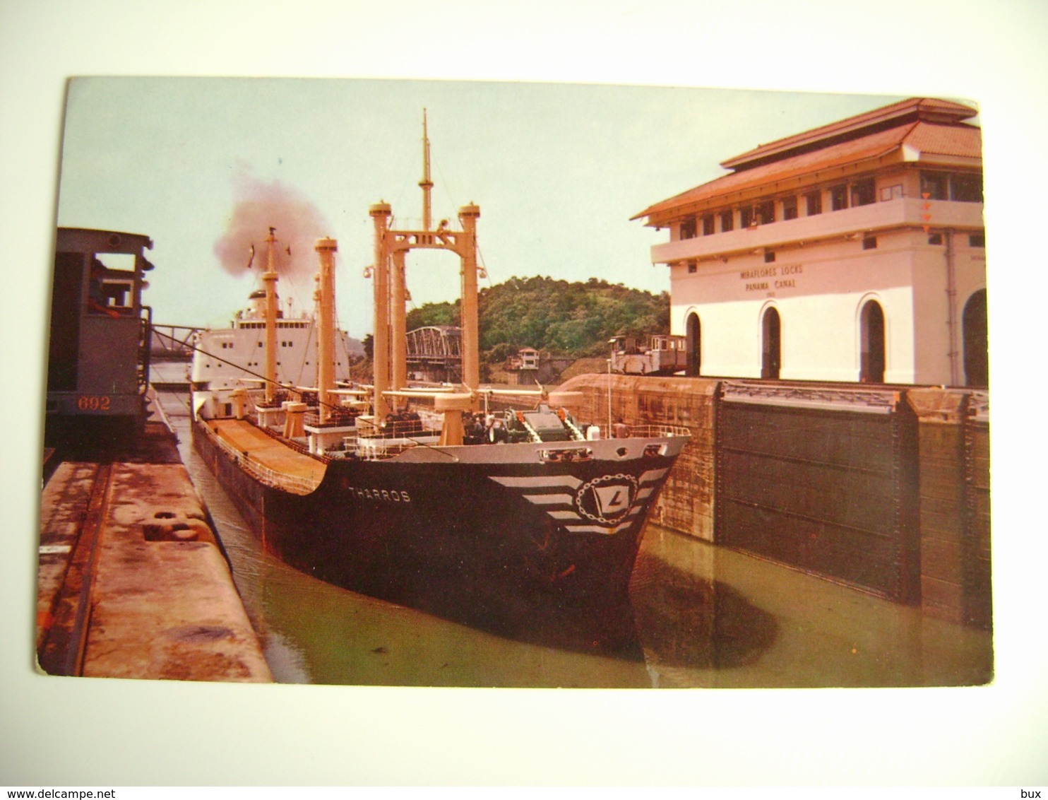 CANAL DE PANAMA -  Tharros     NAVE SHIP     BARCA    BATTELLO CHIATTA   FORMAATO PICCOLO - Embarcaciones