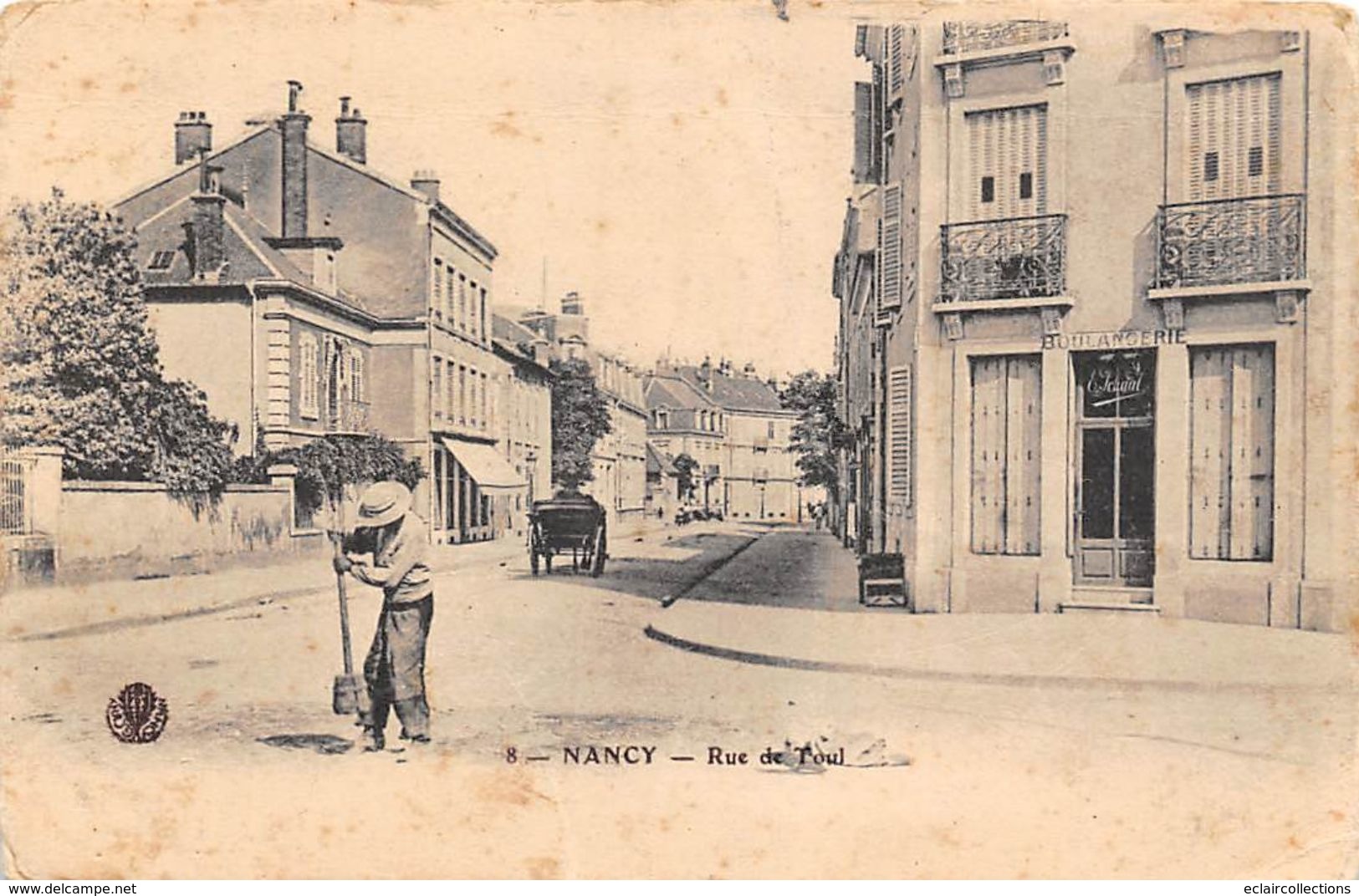 Métier Cantonnier :  Nancy  54.    Rue De Toul     (voir Scan) - Altri & Non Classificati