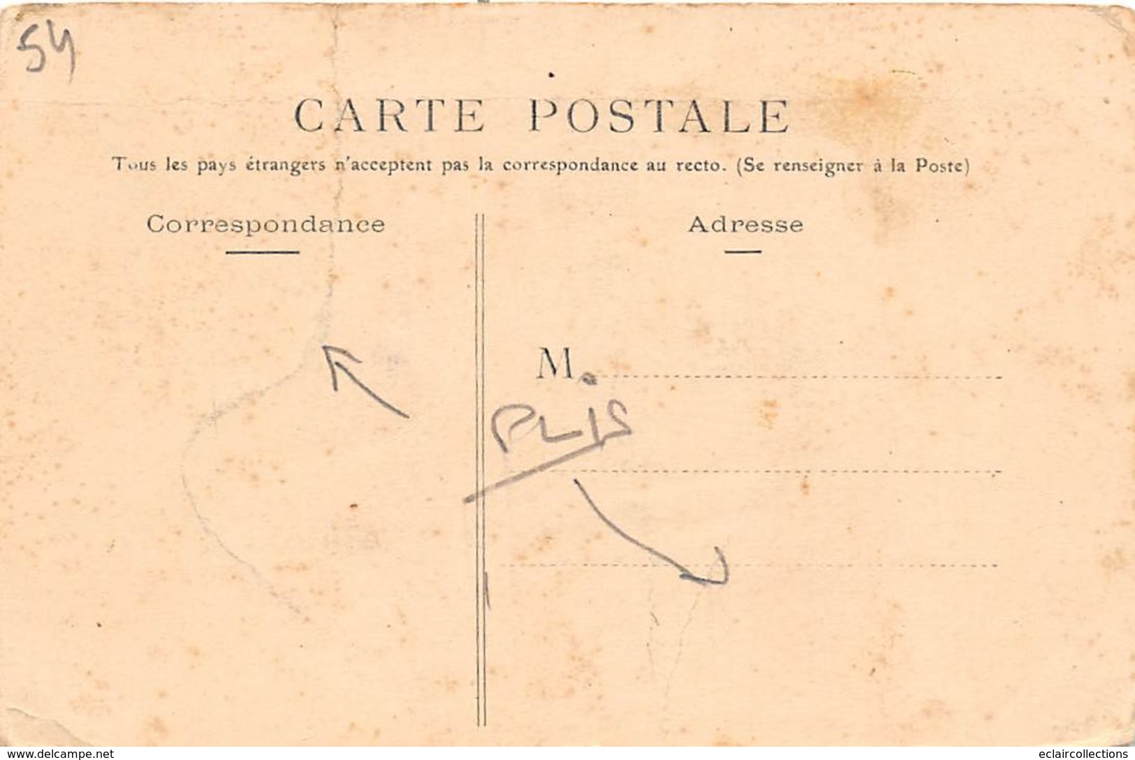 Métier Cantonnier :  Nancy  54.    Rue De Toul     (voir Scan) - Sonstige & Ohne Zuordnung