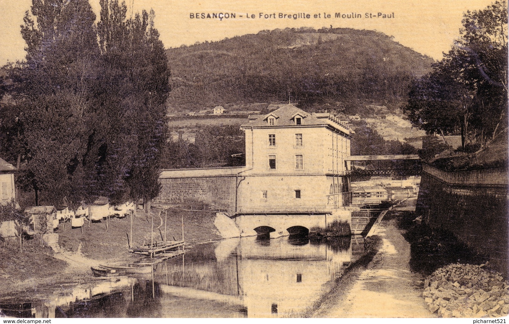 15 CPA de BESANCON (Doubs) - Toilées, vernies. Toutes ont circulées. Bon état. 15 scan. (Bon lot).