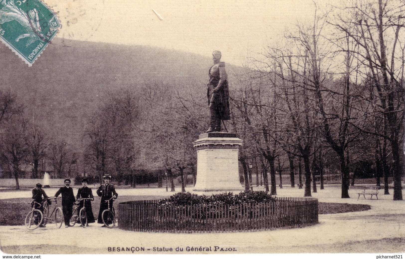 15 CPA de BESANCON (Doubs) - Toilées, vernies. Toutes ont circulées. Bon état. 15 scan. (Bon lot).