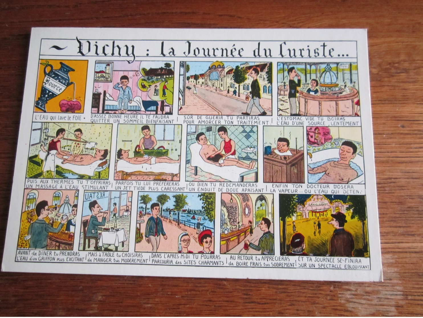 VICHY    LA JOURNEE DU CURISTE       NEUVE - Vichy