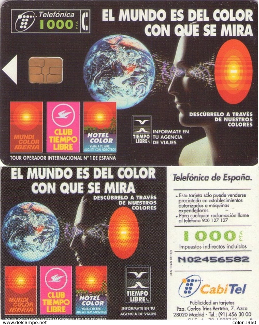 ESPAÑA. CP-090. El Mundo Es Del Color Con Que Se Mira. 1000 PTAS. 04-97. (370) - Conmemorativas Y Publicitarias