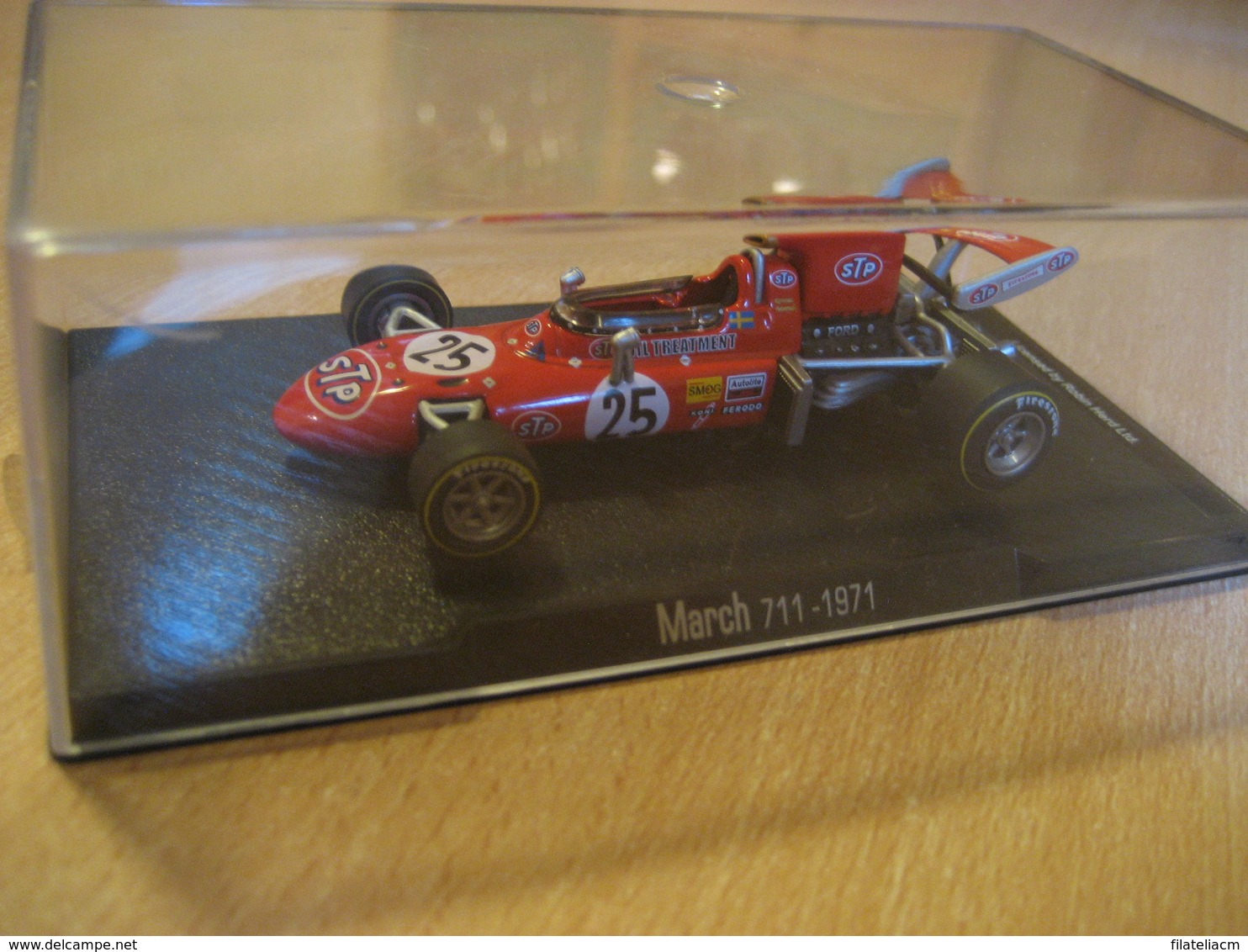 MARCH 711 - 1971 Aprox. 8x4,5 Cm Boxed Vintage Miniature Auto Car F1 Robin Herd Ltd. Good Condition - Jouets Anciens