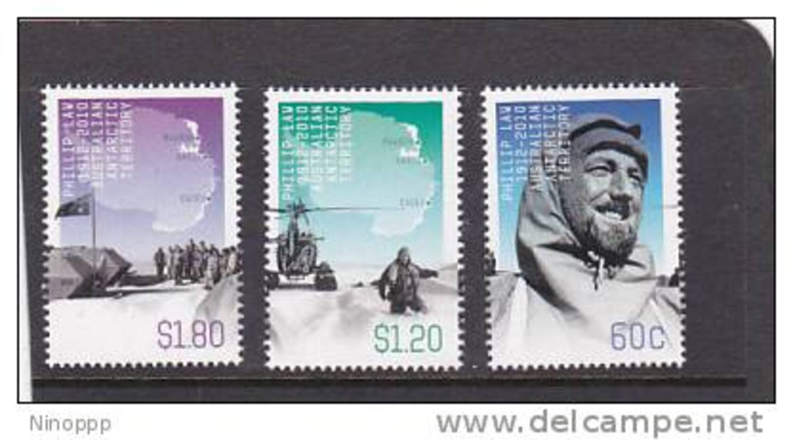 Australian Antarctic Territory 2012 Phillip Law Set MNH - Unused Stamps