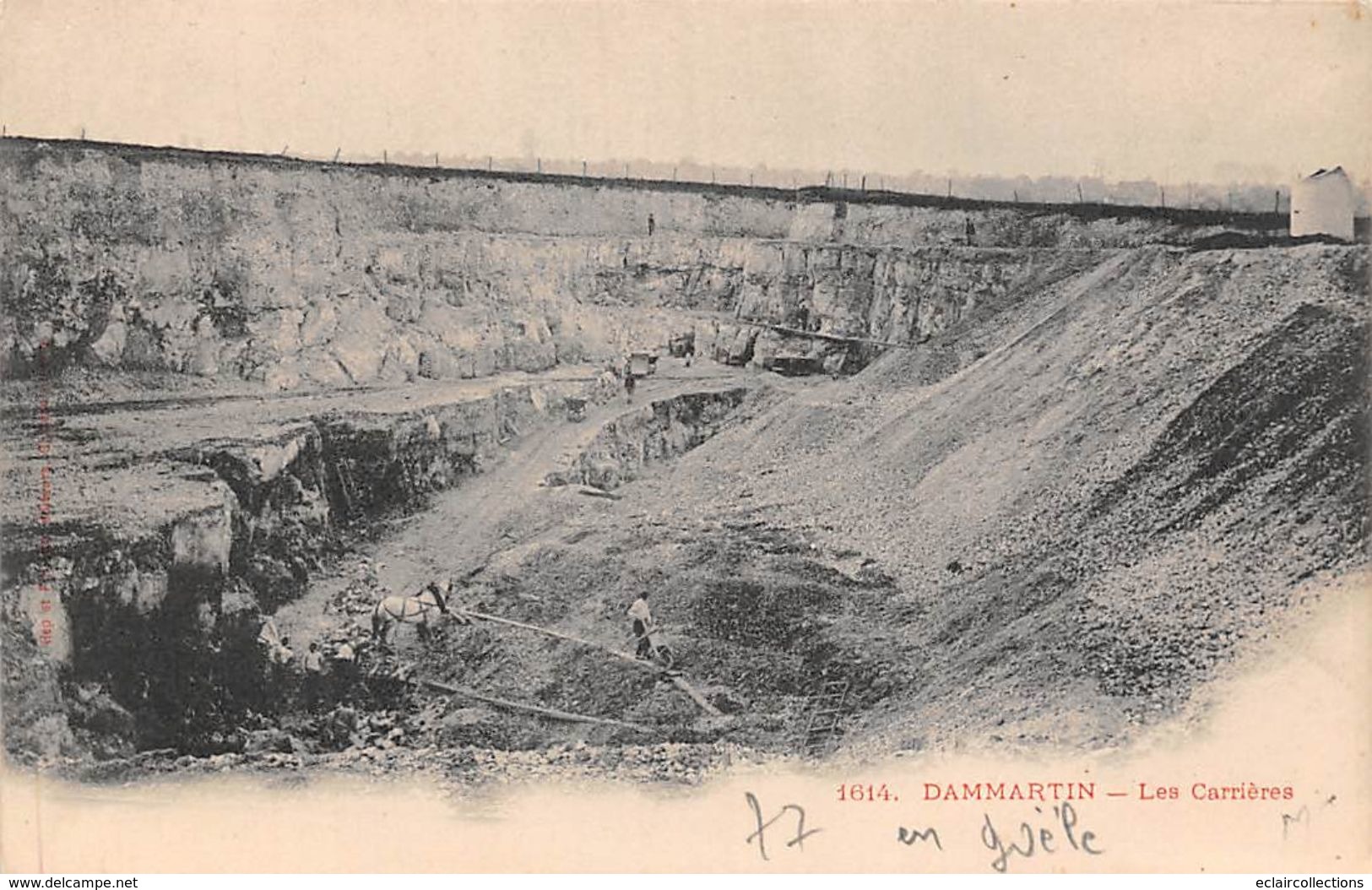 Métier  Carrières  Diverses    Dammartin En Göele    77   Les Carrières           (voir Scan) - Mines