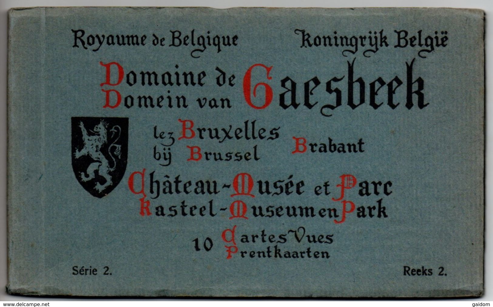 Domaine De Gaesbeek - Château-Musée Et Parc - Autres & Non Classés