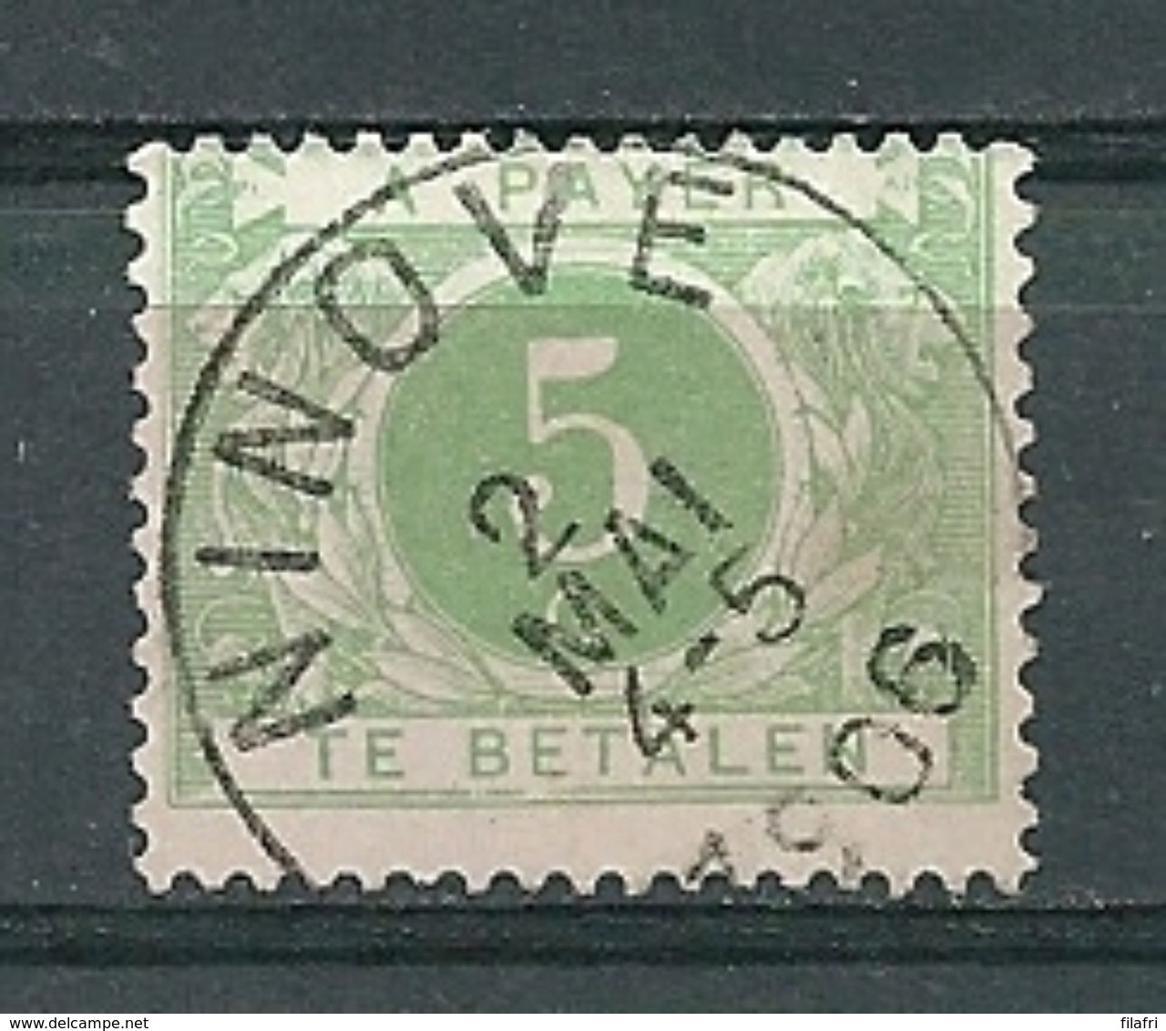 TX 3 Gestempeld NINOVE - COBA 2 Euro - Timbres