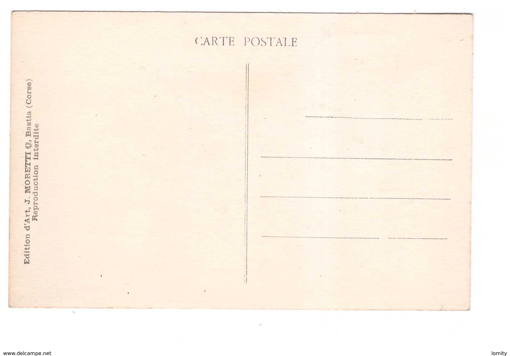 Corse Moretti Types Corses Type Corse Cpa Carte Rare N°5096 Berger Troupeau Mouton Brebis - Autres & Non Classés