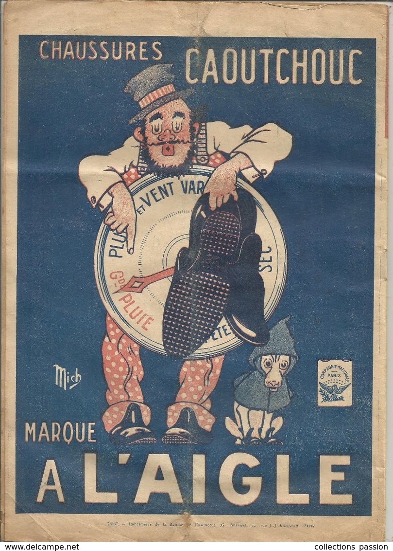 Revue , LE CRI DE PARIS , N) 1229, 17 Octobre 1920 , 17 Pages , Nombreuses Publicités , 6 Scans , Frais Fr 1.95 E - 1900 - 1949