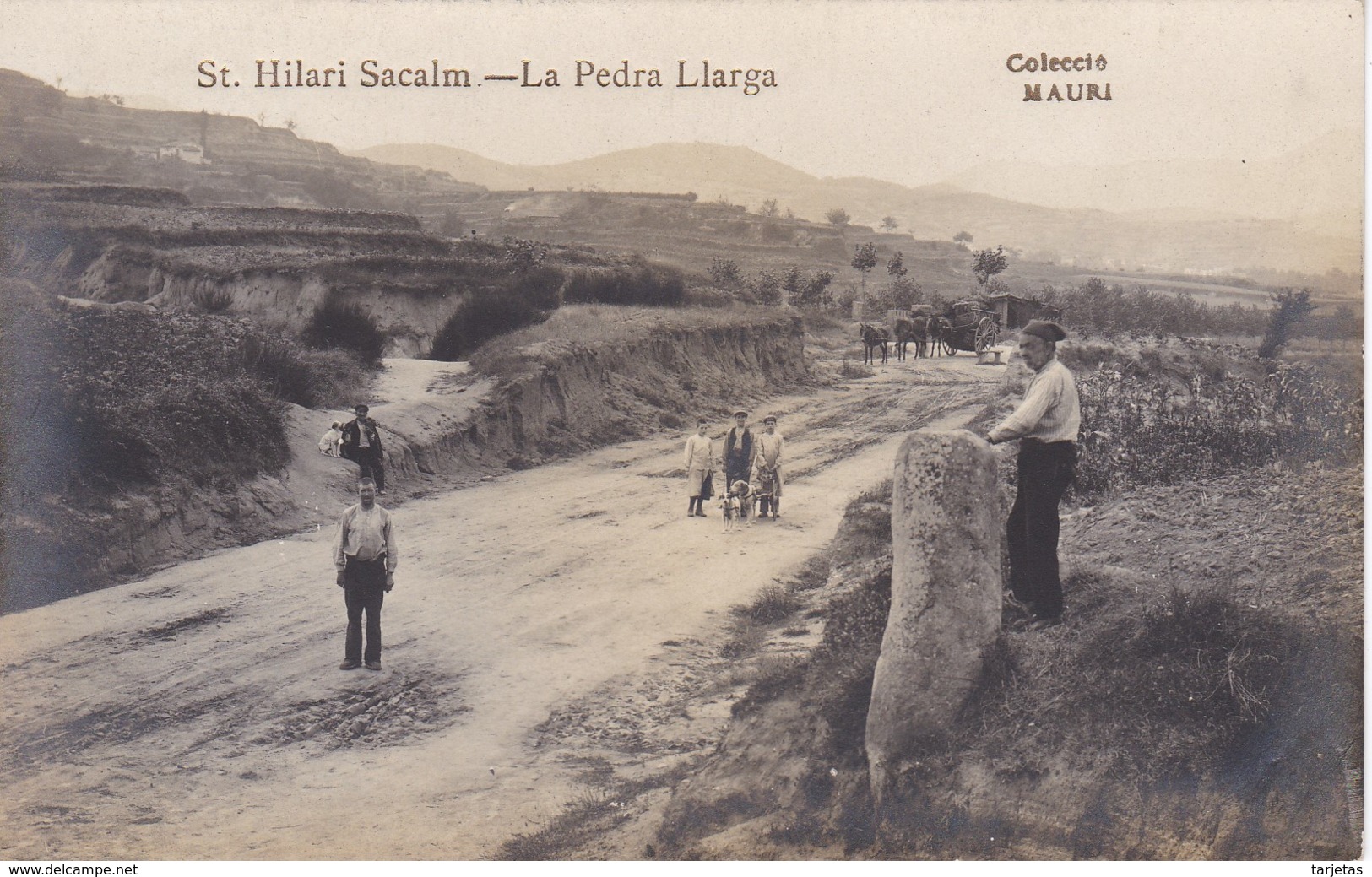 POSTAL DE SAN HILARI SACALM DE LA PEDRA LLARGA (COLECCIO MAURI) (GIRONA-GERONA) - Gerona