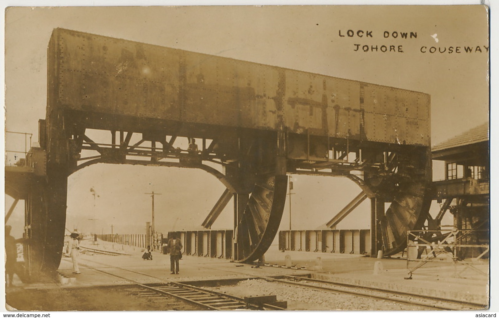 Real Photo Lock Down Johore Causeway - Malaysia