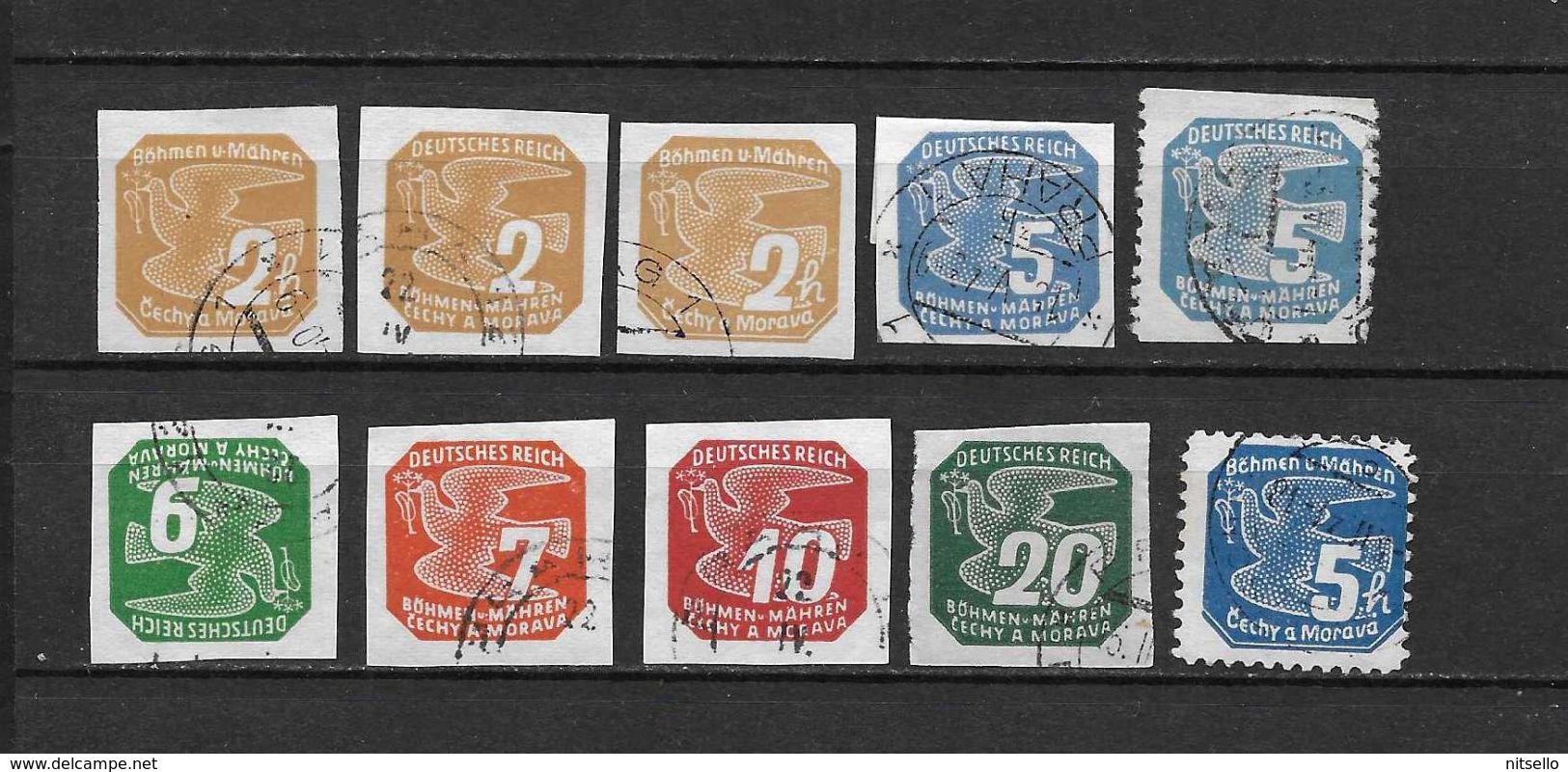 LOTE 2148  /// BOHEMIA & MORAVIA    YVERT Nº:  TIMBRES POUR JOUNAUX - Usati